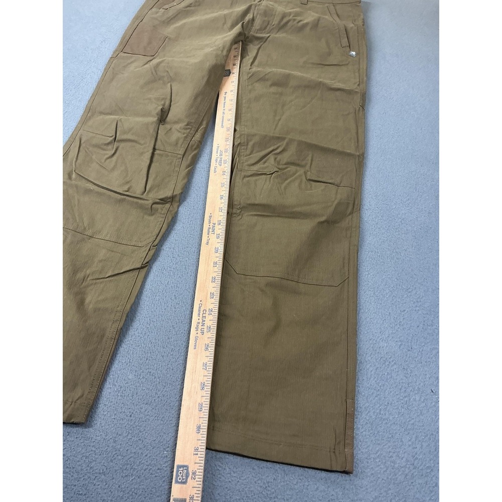 Eddie Bauer First Ascent Pants Mens 33x32 Brown Cargo Outdoor Hiking Stretch - Picture 2 of 11